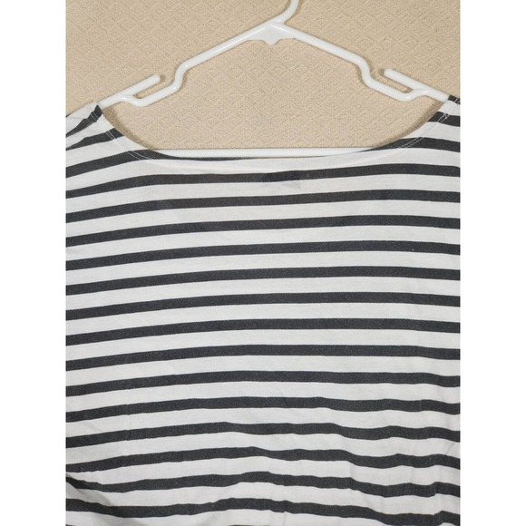 Volcom Shirt Womens XS Small Relaxed Striped Flowy Round Neck Short Sleeve - Picture 9 of 12